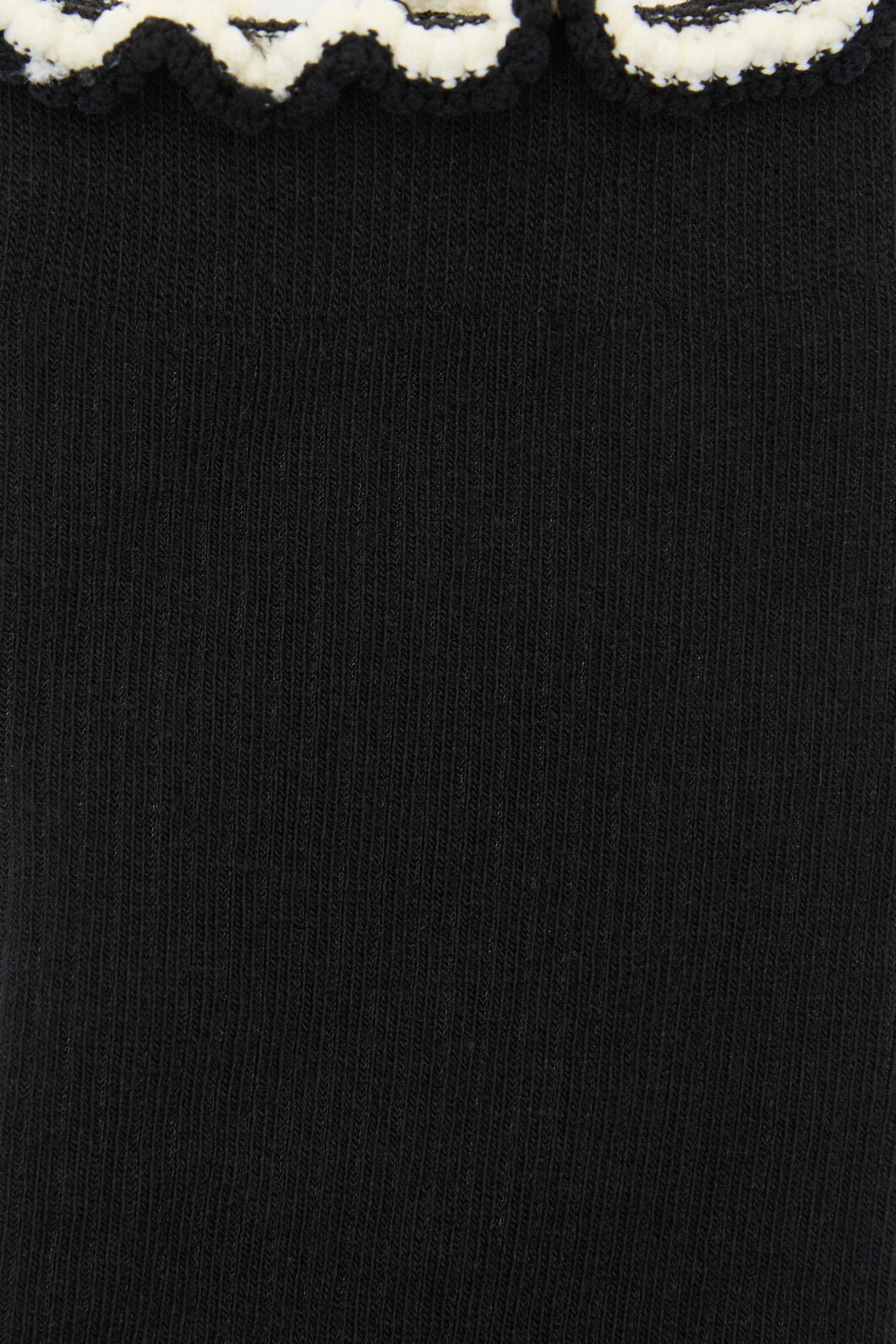 Dangerfield NZ - Black Frill Top Sock - black