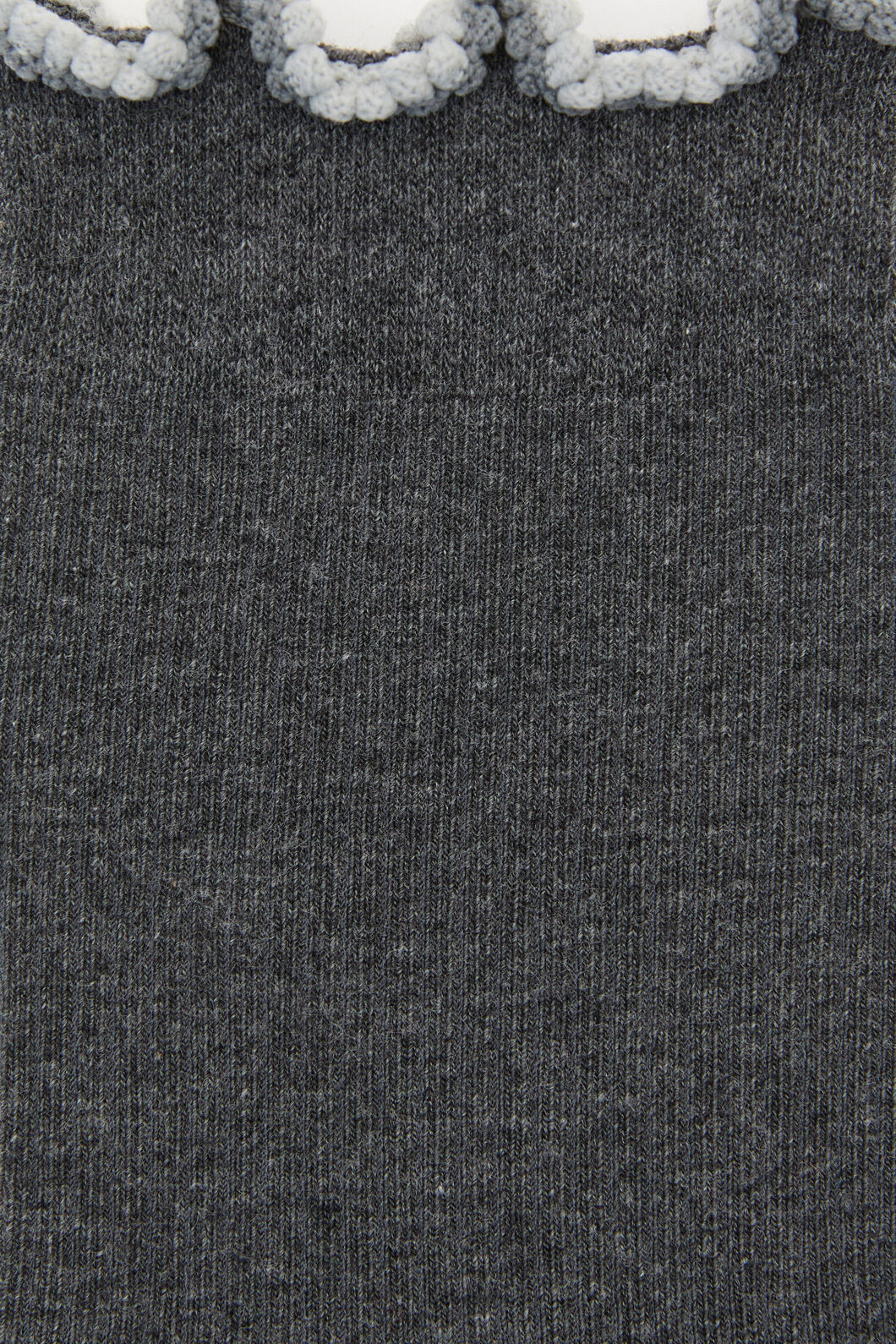 Dangerfield NZ - Grey Frill Top Sock - grey
