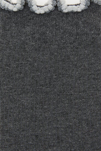 Dangerfield NZ - Grey Frill Top Sock - grey