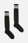 Dangerfield NZ - Triple Stripe Knee Sock - black