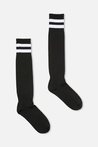 Dangerfield NZ - Triple Stripe Knee Sock - black