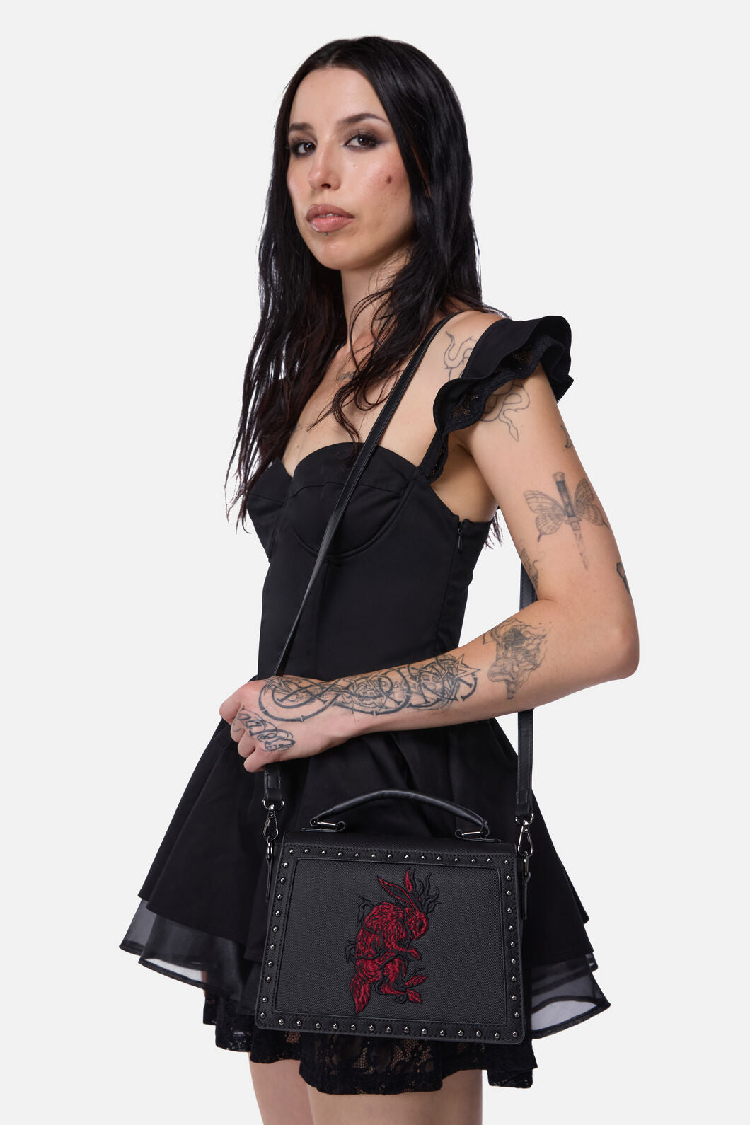 Dangerfield NZ - Jackalope Goth Bag - black