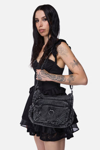 Dangerfield NZ - Washed Grey Denim Bag - grey