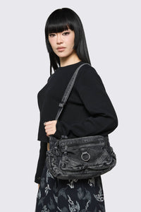 Dangerfield NZ - Washed Grey Denim Bag - grey
