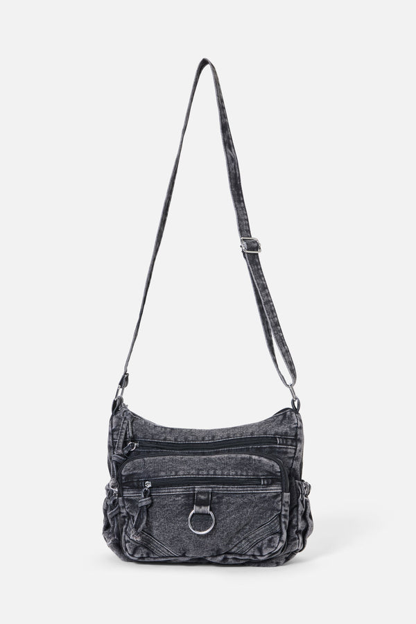Dangerfield NZ - Washed Grey Denim Bag - grey