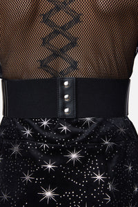 Dangerfield NZ - Cage Ring Waist Belt - black