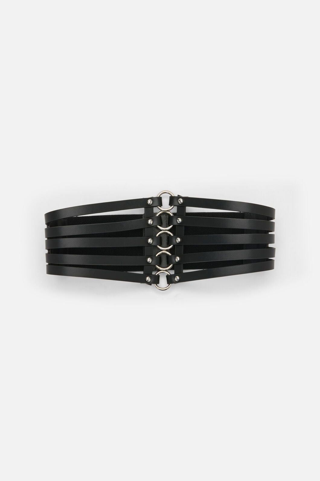 Dangerfield NZ - Cage Ring Waist Belt - black