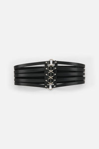 Dangerfield NZ - Cage Ring Waist Belt - black