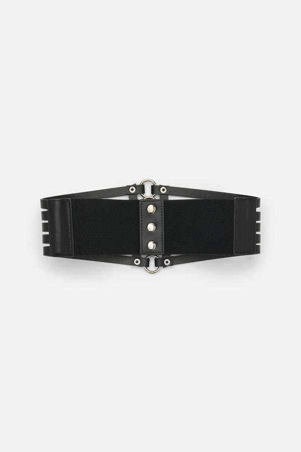 Dangerfield NZ - Cage Ring Waist Belt - black