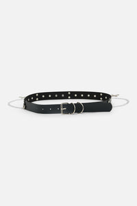 Dangerfield NZ - Chain & Crosses Belt - black