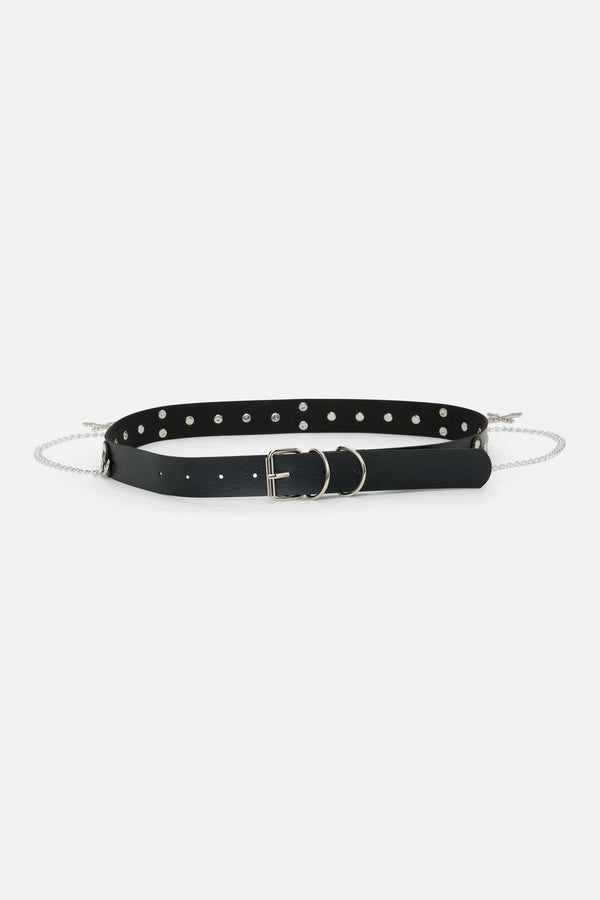 Dangerfield NZ - Chain & Crosses Belt - black