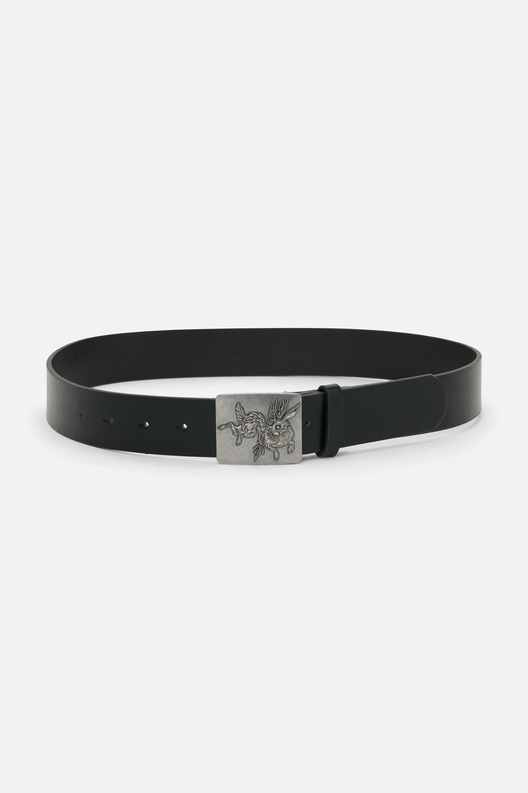 Dangerfield NZ - Jackalope Goth Buckle Belt - black