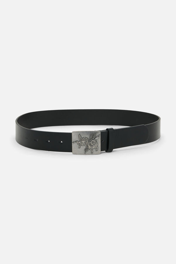 Dangerfield NZ - Jackalope Goth Buckle Belt - black