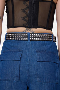 Dangerfield NZ - Stars & Studs Belt - black