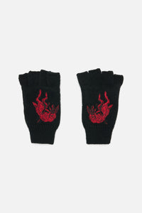 Dangerfield NZ - Jackalope Fingerless Gloves - black