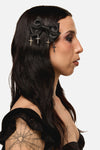 Dangerfield NZ - Bow Cross Slide Hair Clip - black