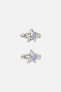 Dangerfield NZ - Space Hair Clip Set - silver