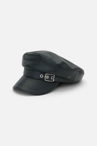 Dangerfield NZ - PU Peak Hat - black