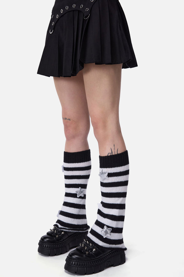 Dangerfield NZ - Stars & Stripes Leg Warmers - black-white
