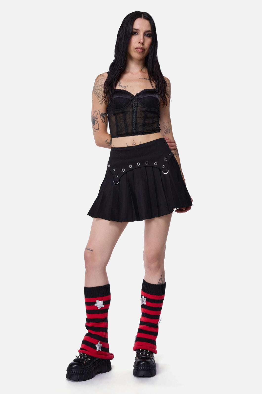 Dangerfield NZ - Stars & Stripes Leg Warmers - red-black