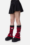 Dangerfield NZ - Stars & Stripes Leg Warmers - red-black