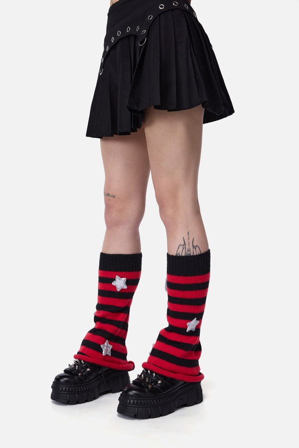 Dangerfield NZ - Stars & Stripes Leg Warmers - red-black