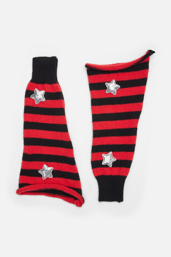 Dangerfield NZ - Stars & Stripes Leg Warmers - red-black