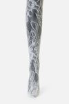 Dangerfield NZ - Cream Swirls Fishnet Tights - cream