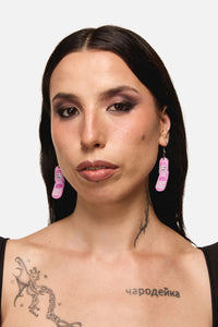 Dangerfield NZ - Call Me Baby Earrings - pink