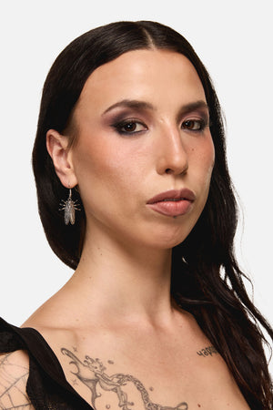 Dangerfield NZ - Cicada Earrings - silver
