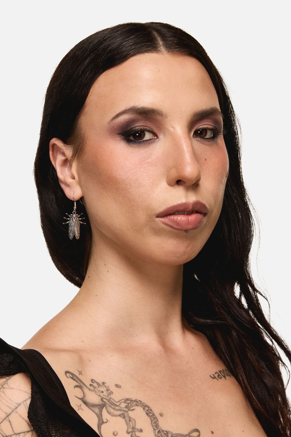 Dangerfield NZ - Cicada Earrings - silver