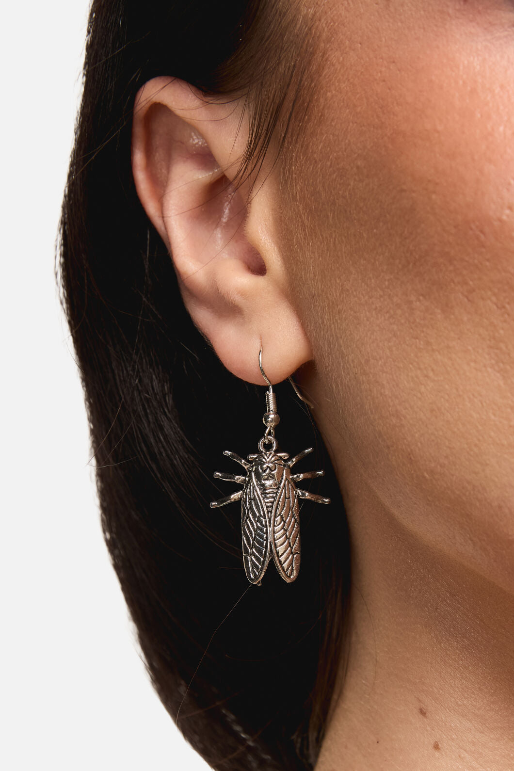 Dangerfield NZ - Cicada Earrings - silver