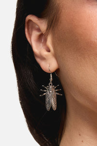 Dangerfield NZ - Cicada Earrings - silver