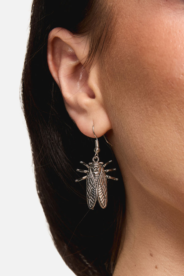 Dangerfield NZ - Cicada Earrings - silver