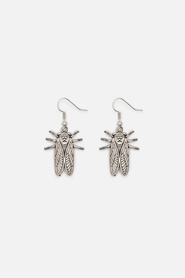 Dangerfield NZ - Cicada Earrings - silver