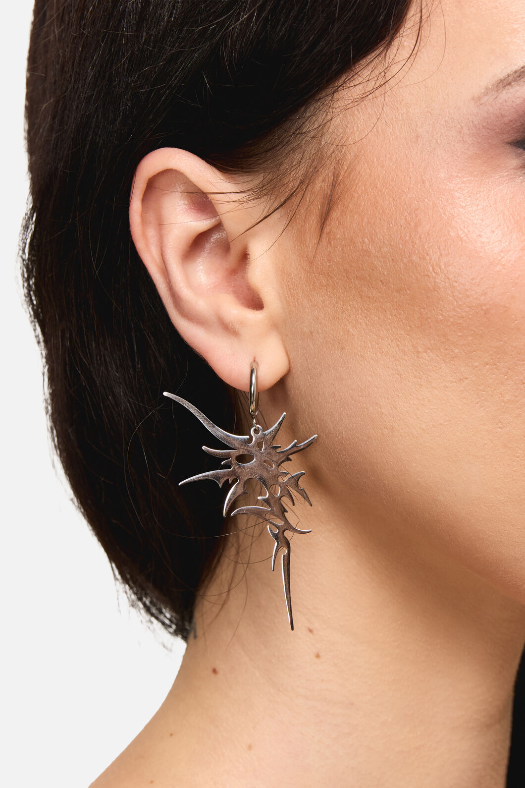 Dangerfield NZ - Gothic Flame Earring - silver