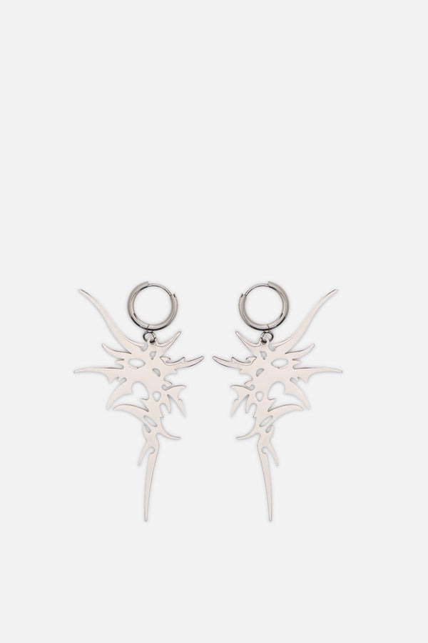 Dangerfield NZ - Gothic Flame Earring - silver
