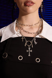 Dangerfield NZ - Lapin Charm Necklace - silver