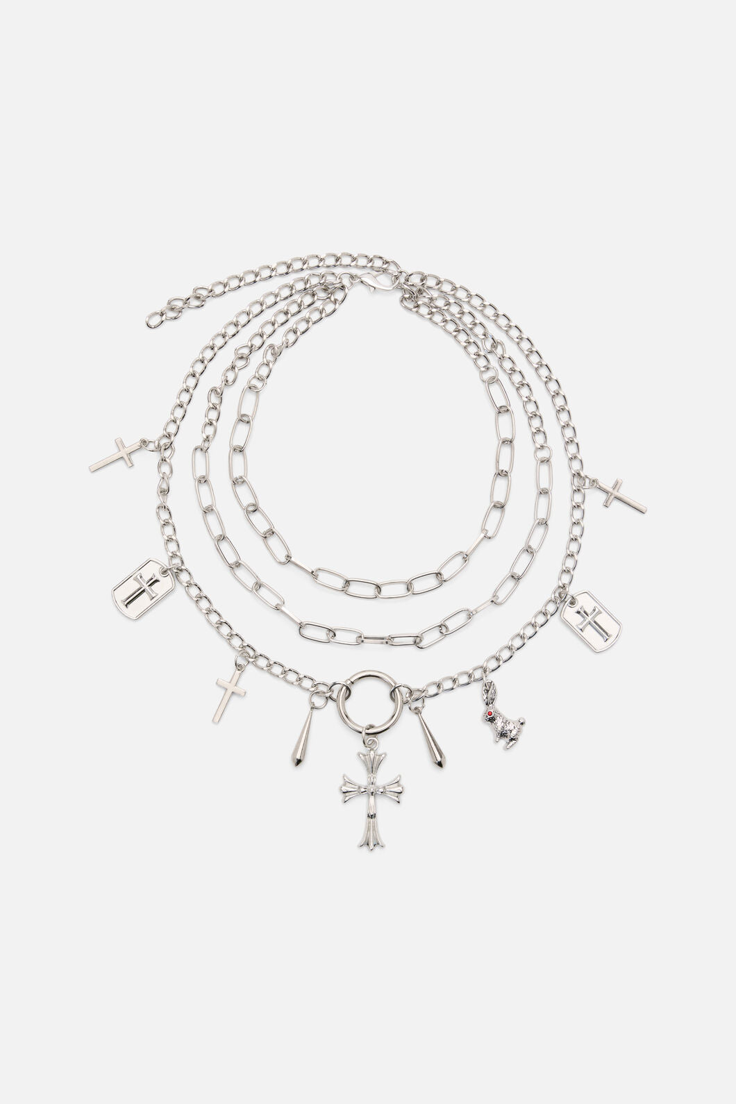 Dangerfield NZ - Lapin Charm Necklace - silver