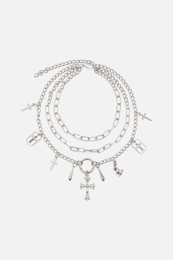 Dangerfield NZ - Lapin Charm Necklace - silver