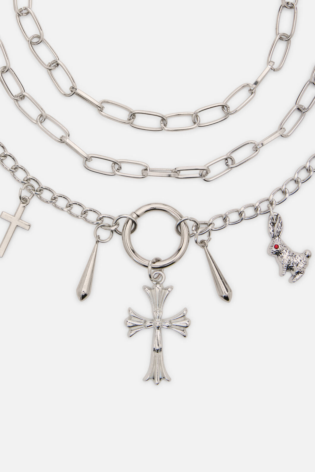 Dangerfield NZ - Lapin Charm Necklace - silver