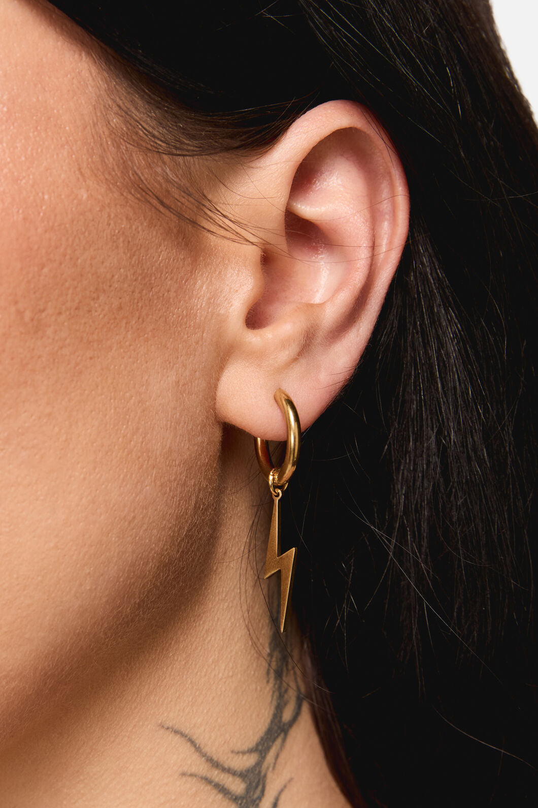 Dangerfield NZ - Gold Lightening Earrings - gold