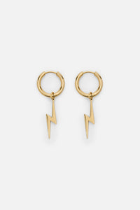 Dangerfield NZ - Gold Lightening Earrings - gold