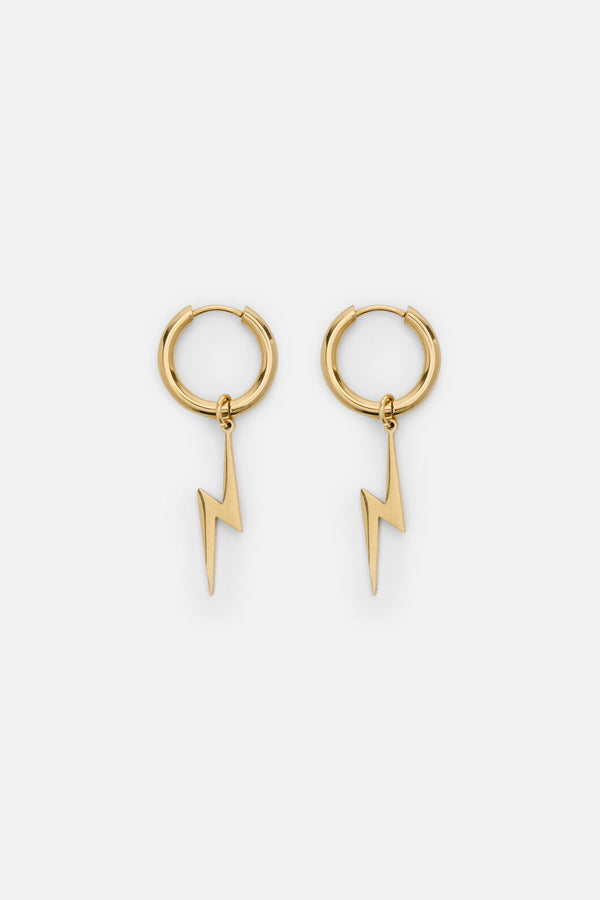 Dangerfield NZ - Gold Lightening Earrings - gold