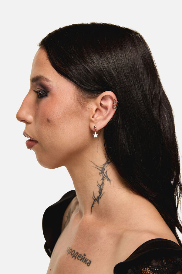 Dangerfield NZ - Star Chain Earring & Cuff Set - silver