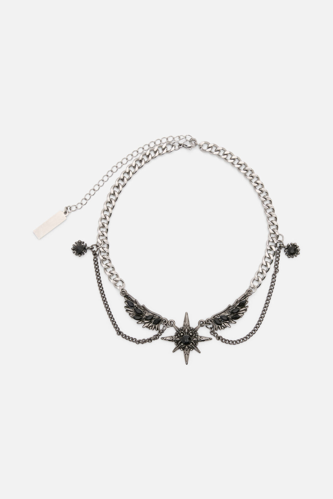 Dangerfield NZ - Wings & Star Necklace - silver