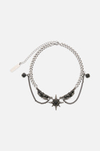 Dangerfield NZ - Wings & Star Necklace - silver
