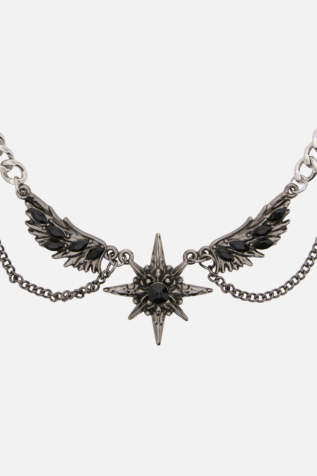 Dangerfield NZ - Wings & Star Necklace - silver