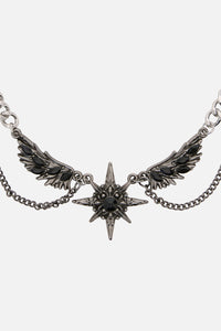 Dangerfield NZ - Wings & Star Necklace - silver