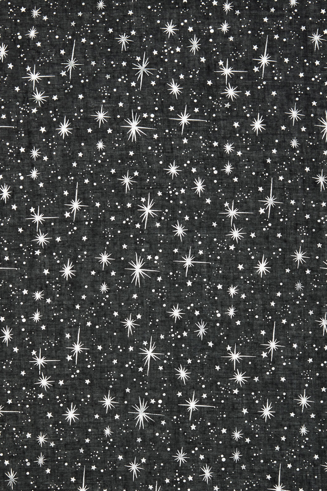 Dangerfield NZ - Galaxy Metallic Printed Scarf - black